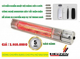 ĐÈN SƯỞI KHÔNG CHÓI MẮT 2000W ĐIỀU KHIỂN TỪ XA HEITR