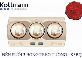 ĐÈN SƯỞI KOTTMANN 3 BÓNG VÀNG K3BQ