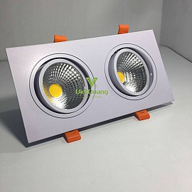 ĐÈN ÂM TRẦN VUÔNG ĐÔI 2x7W