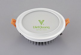 ĐÈN LED ÂM TRẦN ĐỔI MÀU MẶT CONG 9W VIỀN TRẮNG VQATCB06-9W-3