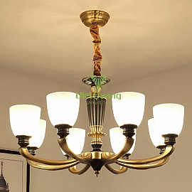 Đèn Chùm Mạ Đồng VQCHHK2530-8