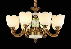 Đèn Chùm Mạ Đồng VQCHHK2560-8