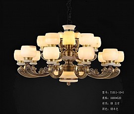 Đèn chùm đồng bát đá VQCDT1011-15