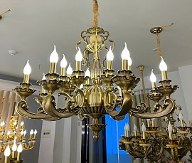 Đèn chùm đồng cao cấp VQCD1290-12