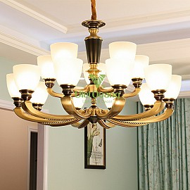 Đèn Chùm Mạ Đồng VQCHHK2530-15