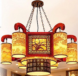 Đèn chùm gỗ VQCGPA4-6
