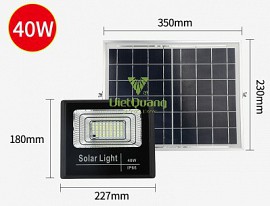 ĐÈN PHA LED NĂNG LƯỢNG MẶT TRỜI 40W