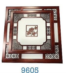 Đèn ốp trần gỗ cao cấp VQOTG9605