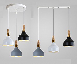 Đèn thả trang trí chuôi gỗ VQDTGND150