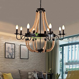Đèn thả trang trí dây thừng VQDTHD21