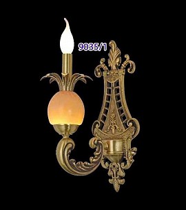 Đèn tường đồng chao đá VQTDX9035-1