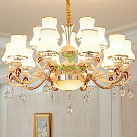 Đèn Chùm Mạ Vàng VQCHHK9602-15
