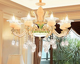 Đèn Chùm Pha Lê Nến VQCHHK9609-8