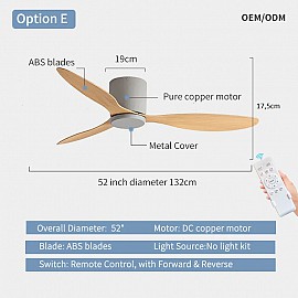 Quạt Trần Cho Trần Siêu Thấp VQ1220G