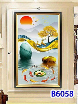 Tranh led nghệ thuật 40x60 B6058