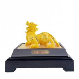 Tượng tỳ hưu mạ vàng 24K